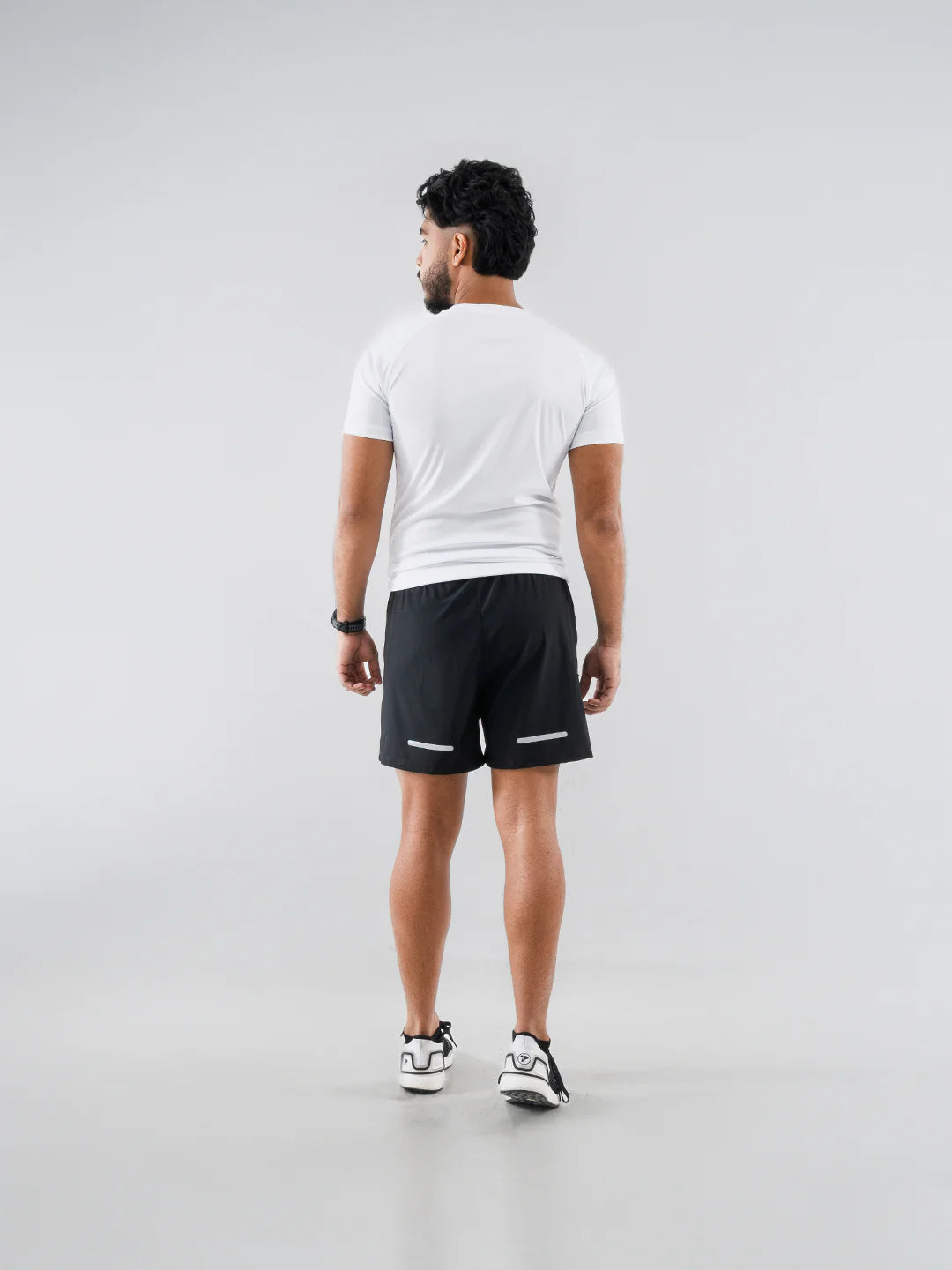 Camiseta fitness manga corta blanca hecha en Colombia TENFIT