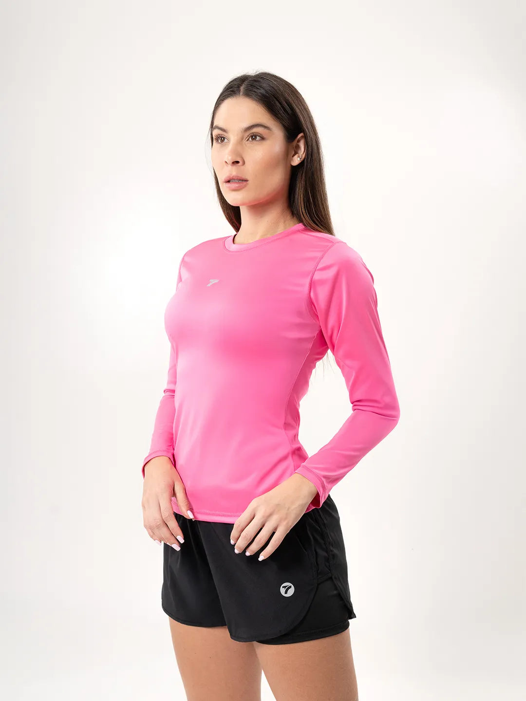 Buzo de Compresión Deportivo Mujer – Magenta Luminoso