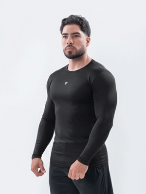 Buzo de Compresión Deportivo Hombre - Negro