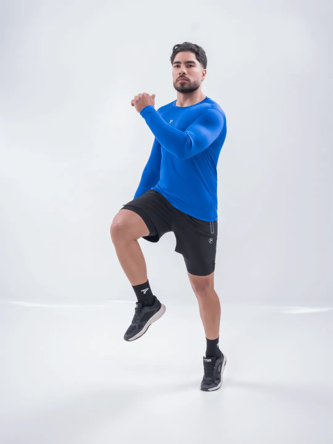 Buzo de Compresión Deportivo Hombre - Azul Rey