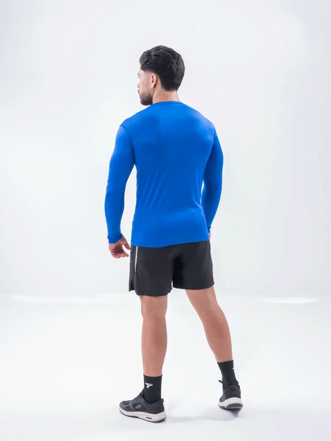 Buzo de Compresión Deportivo Hombre - Azul Rey