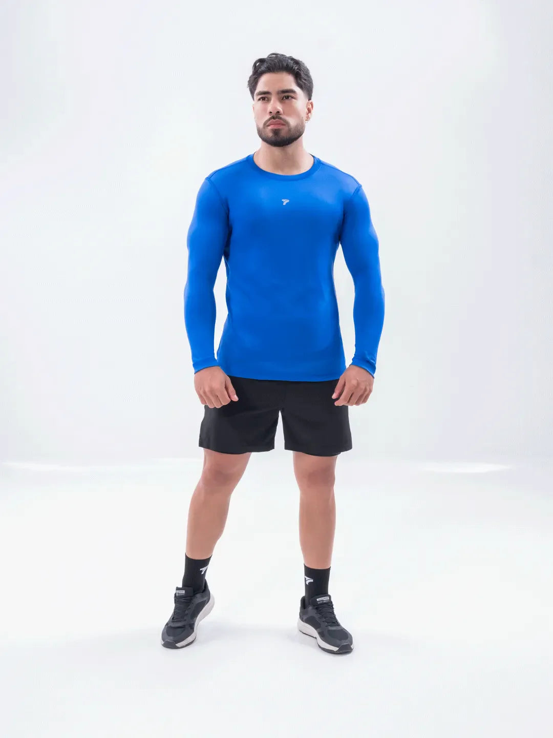 Buzo de Compresión Deportivo Hombre - Azul Rey