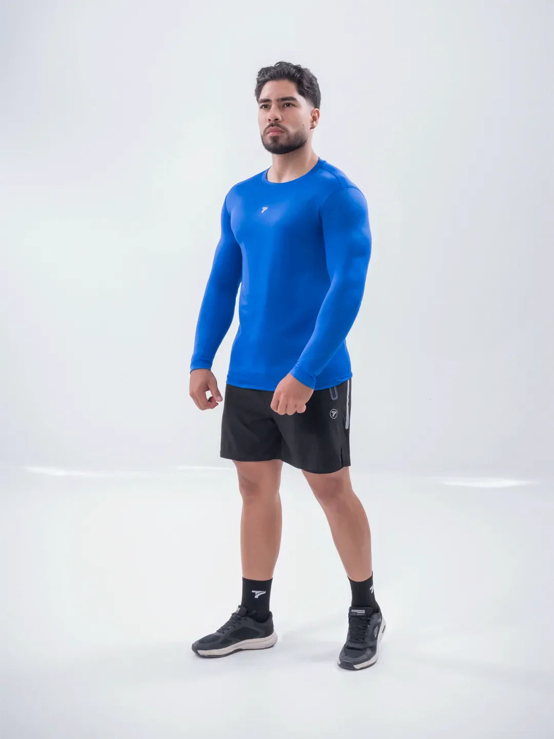 Buzo de Compresión Deportivo Hombre - Azul Rey