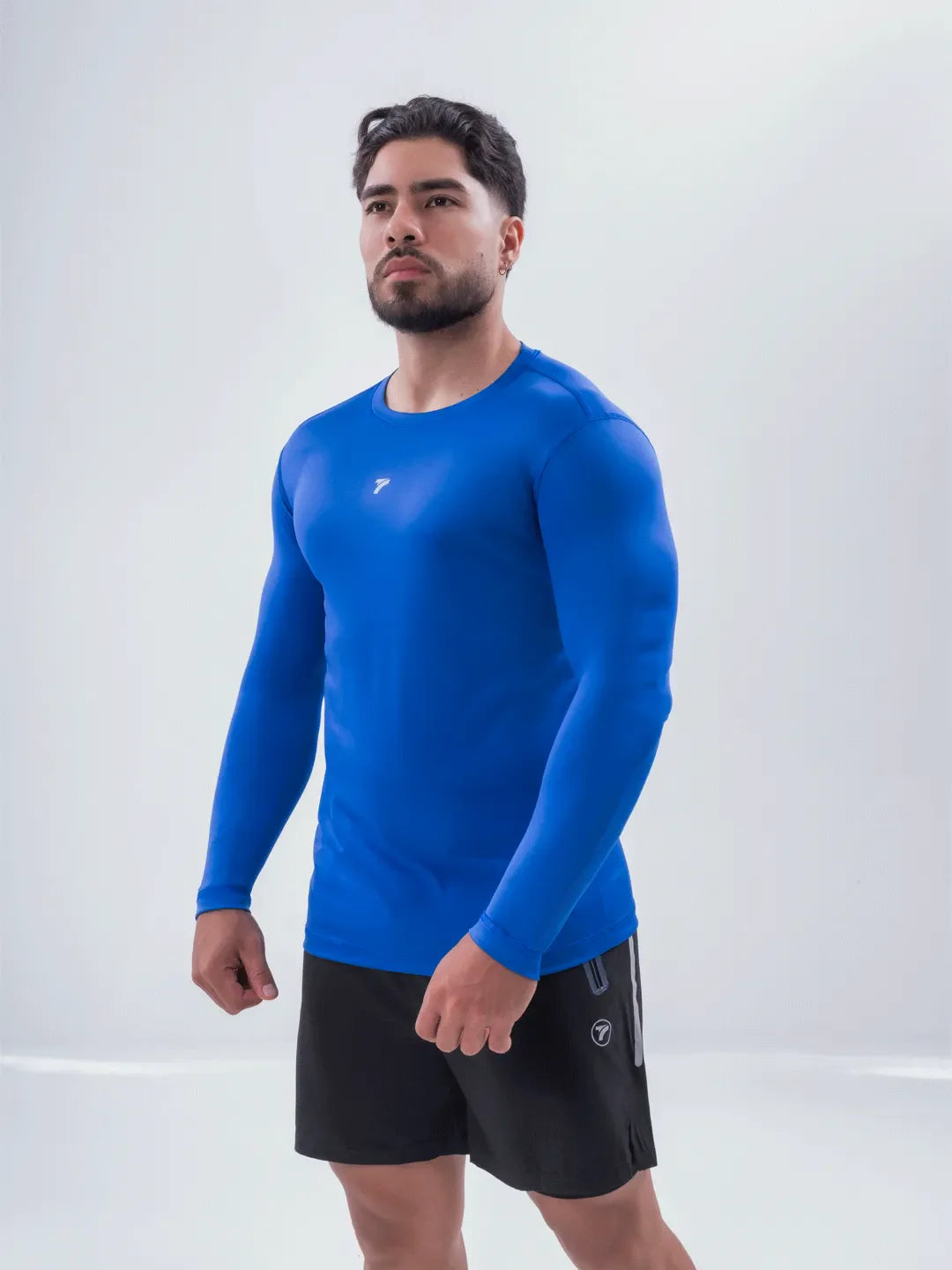 Buzo de Compresión Deportivo Hombre - Azul Rey