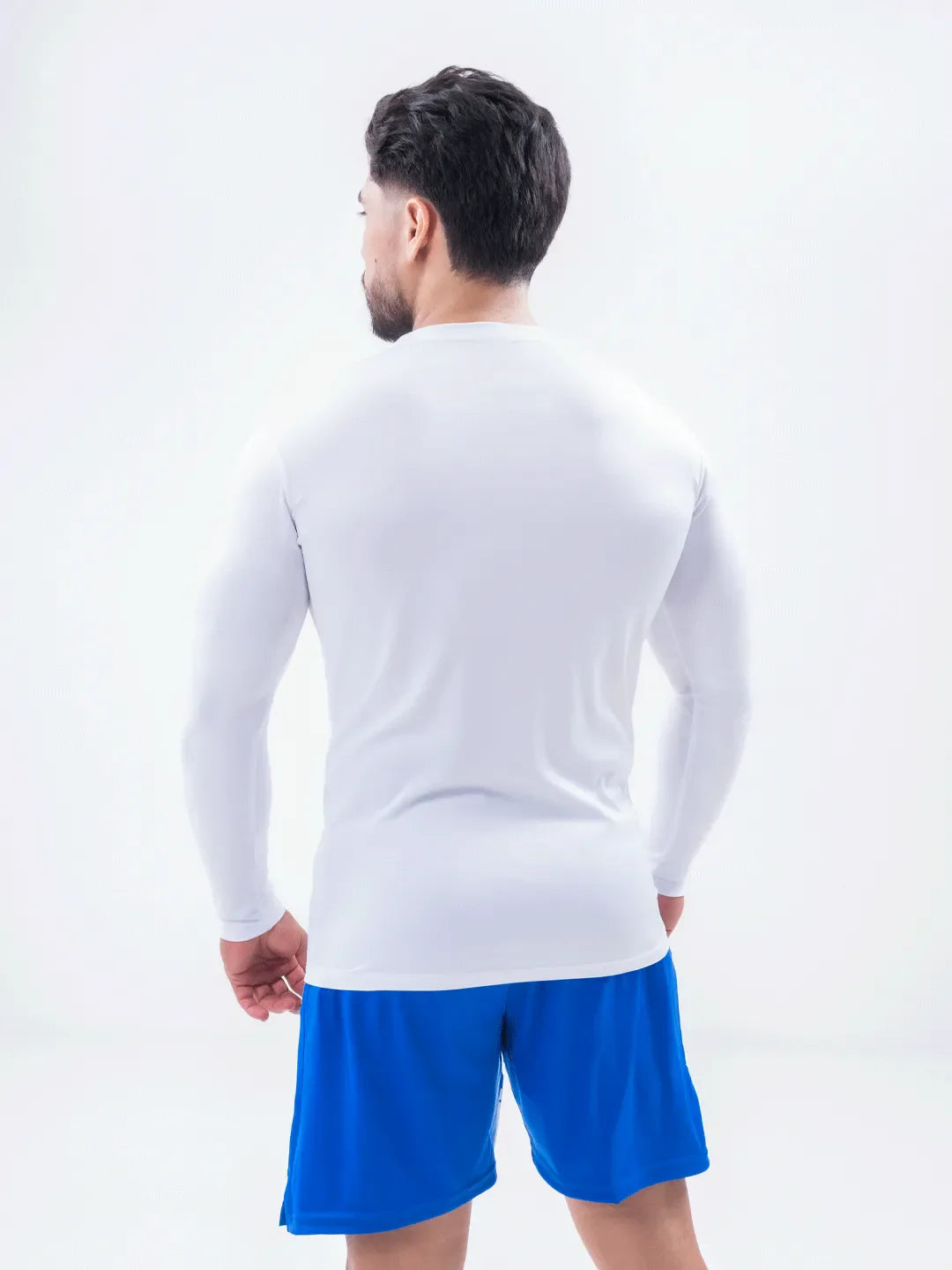 Buzo Blanco Elasticidad 4 Vías Hombre - Espalda