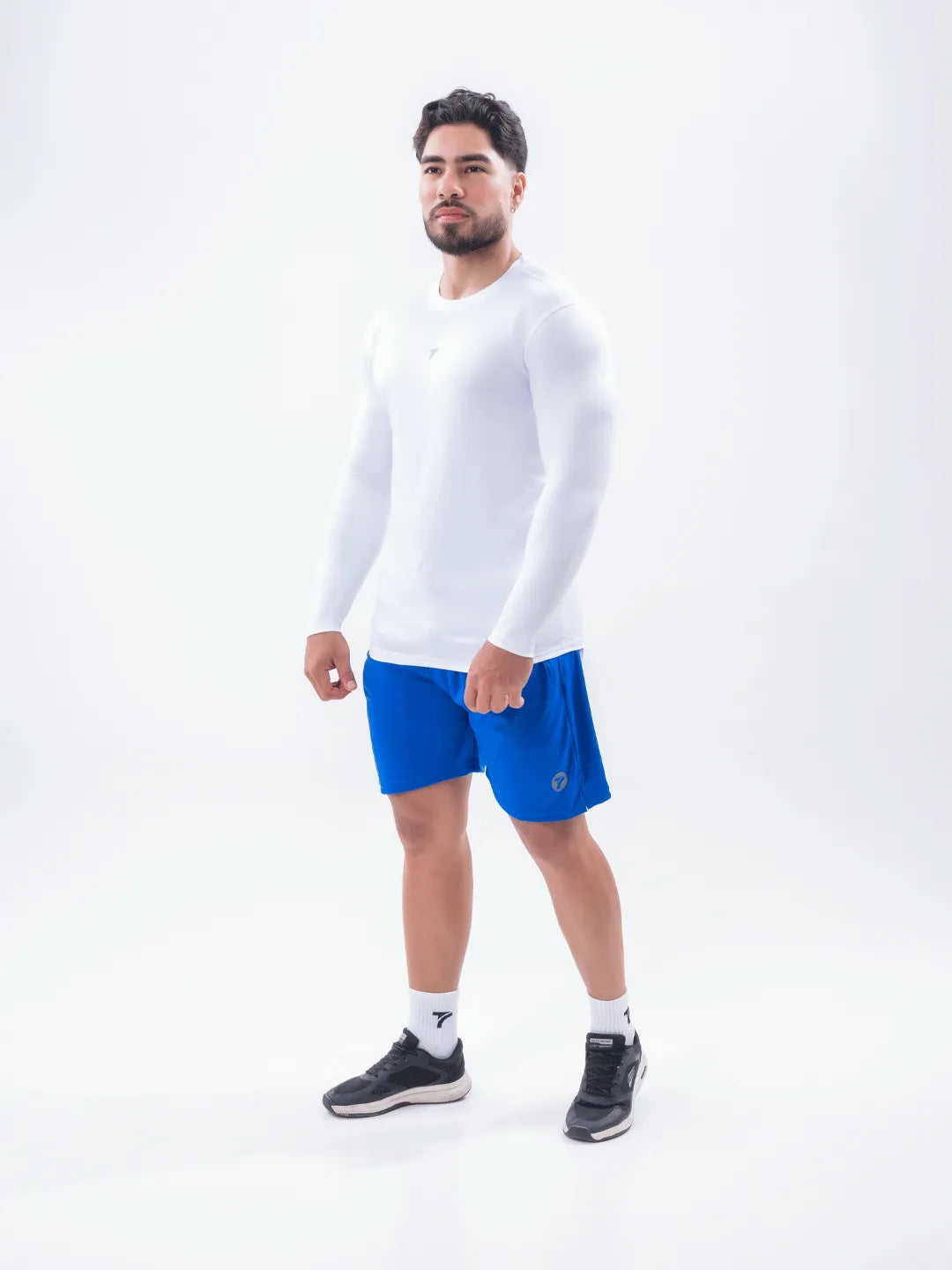 Buzo Compresión Blanco Hombre Superlicra - Frente General 1