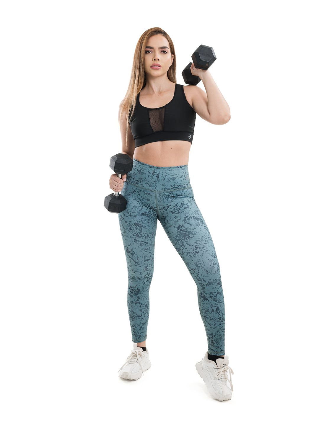 Licra deportiva verde oliva para entrenamiento - TENFIT