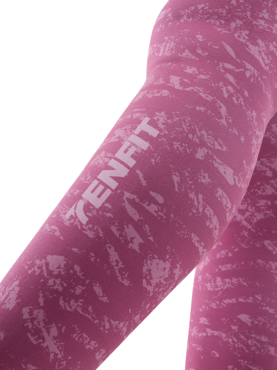 Licra deportiva rosa crepe claro detalle - TENFIT Colombia