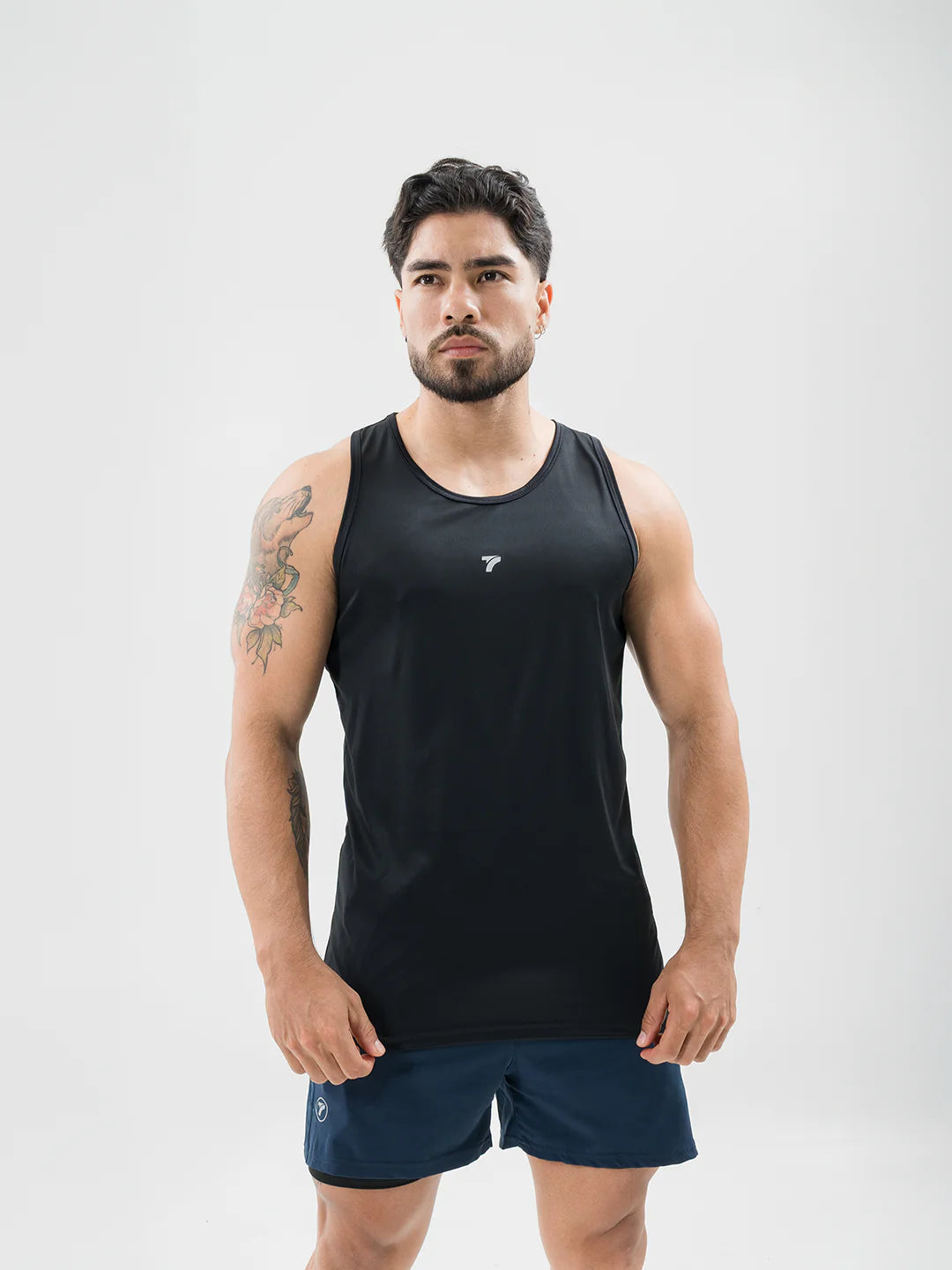 Esqueleto deportivo hombre negro dri-fit TENFIT