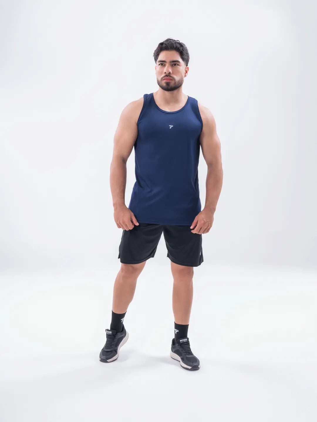 Esqueleto deportivo hombre azul turquí dri-fit TENFIT