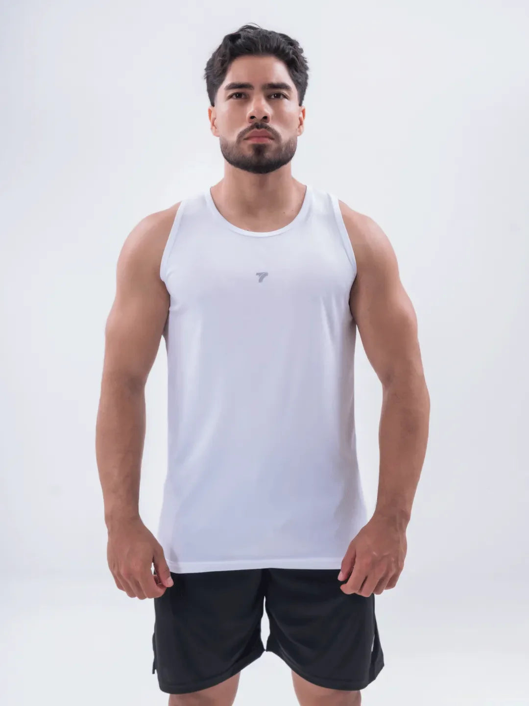 Esqueleto deportivo hombre blanco dri-fit TENFIT