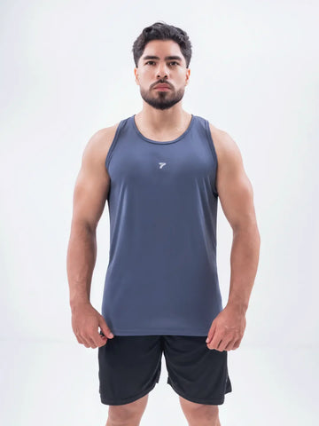 Esqueleto deportivo hombre gris oscuro dri-fit TENFIT