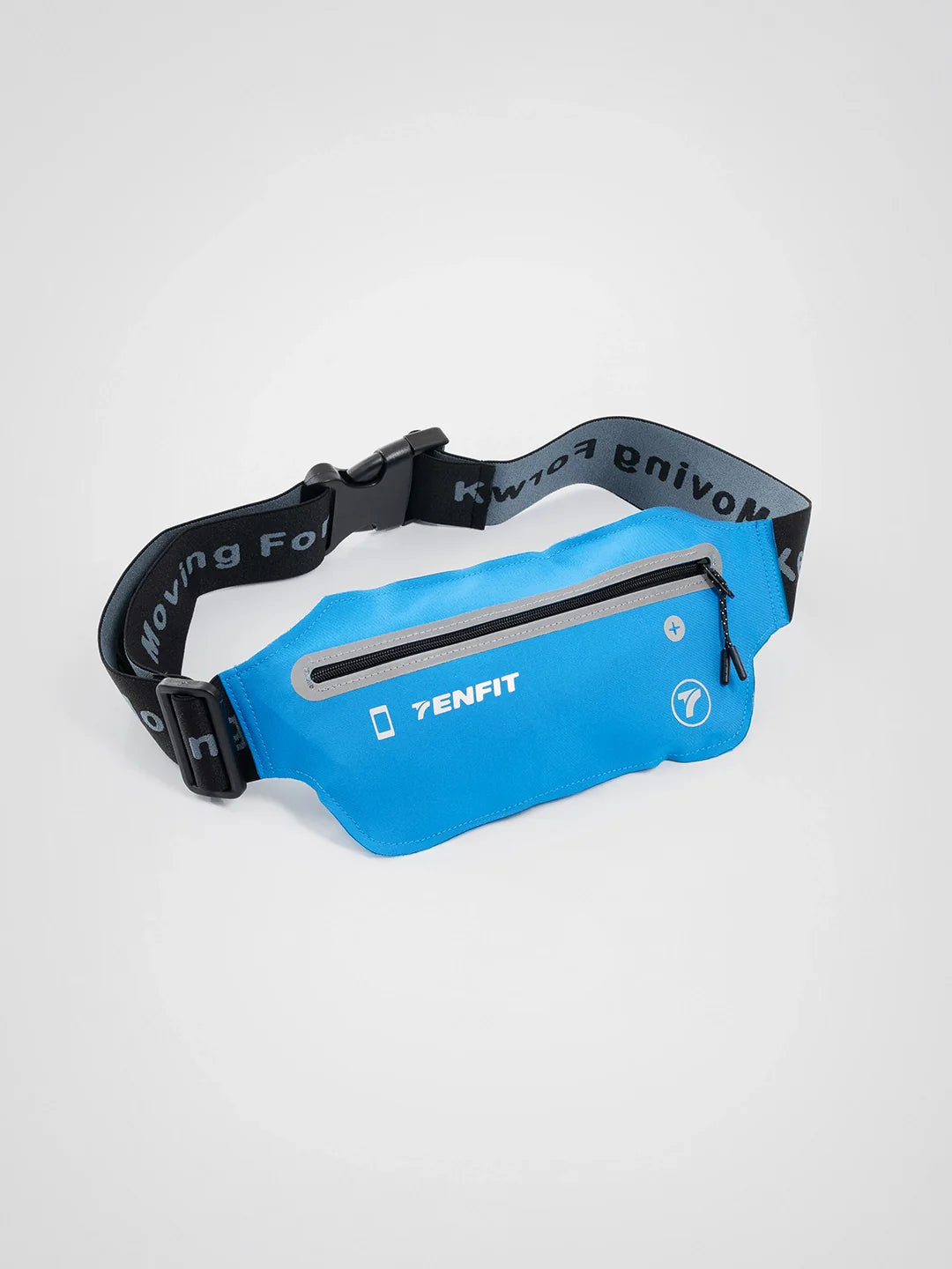 Canguro deportivo azul turquesa porta celular TENFIT Sport Bag Cell