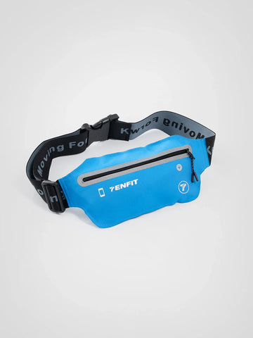 Canguro deportivo azul turquesa porta celular TENFIT Sport Bag Cell