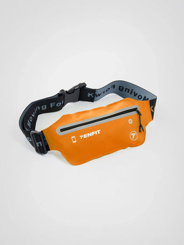 Canguro deportivo naranja porta celular unisex TENFIT Sport Bag Cell