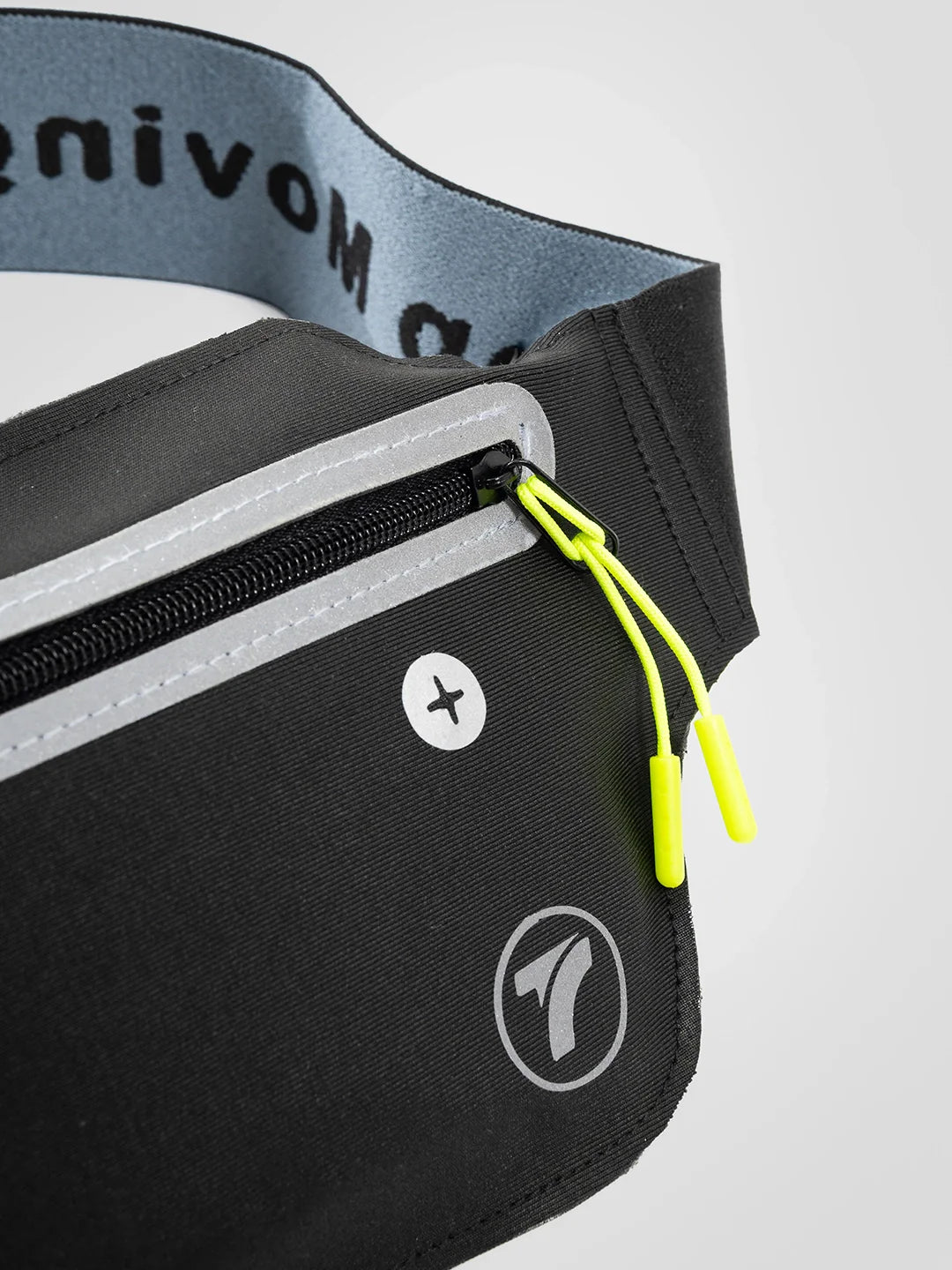 Canguro Deportivo Unisex Sport Bag Cell - Negro- Amarillo Neon