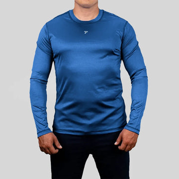 Buzo compresión azul turquí talla plus hombre gym TENFIT Colombia