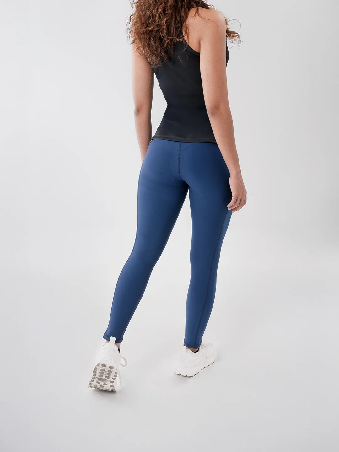 Licra azul turquí sin transparencias gym mujer - TENFIT