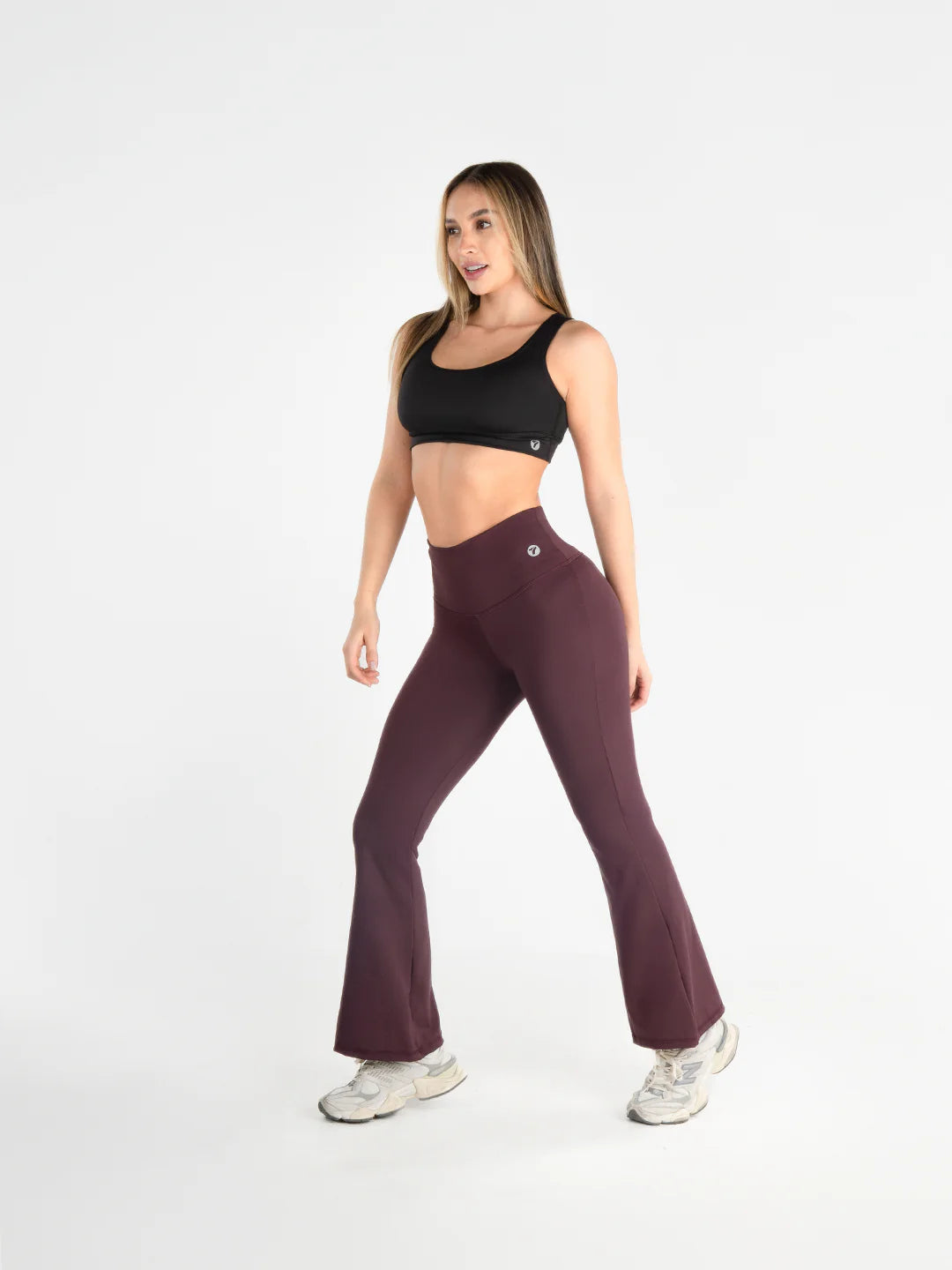 Legging Venus bota ancha mora en leche tiro alto mujer TENFIT