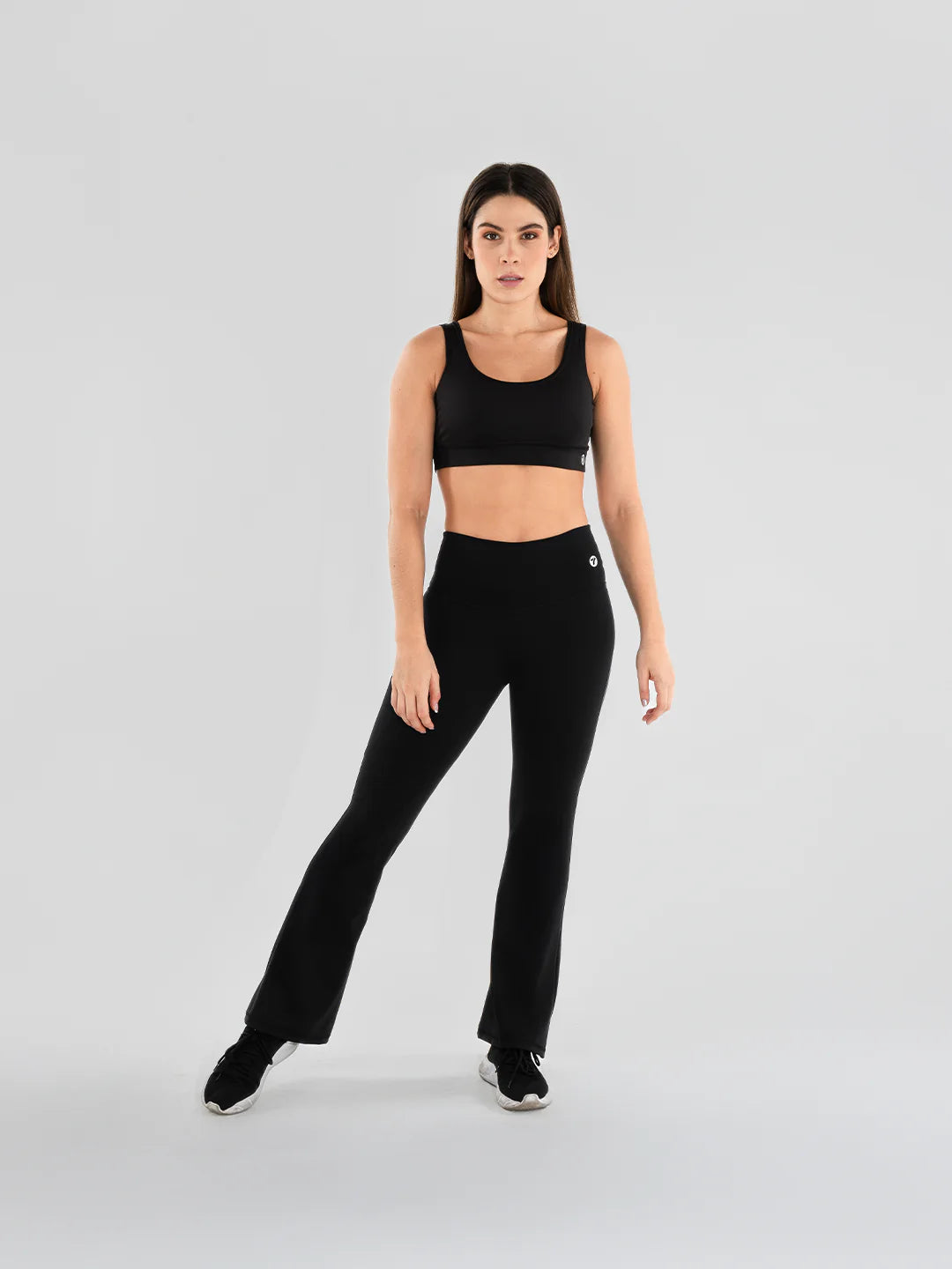 Legging Venus bota ancha negro tiro alto mujer TENFIT