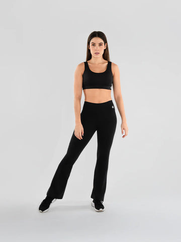 Legging Venus bota ancha negro tiro alto mujer TENFIT