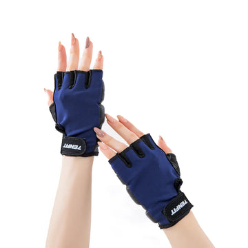 Guantes Deportivos Mujer Force - Azul Turqui