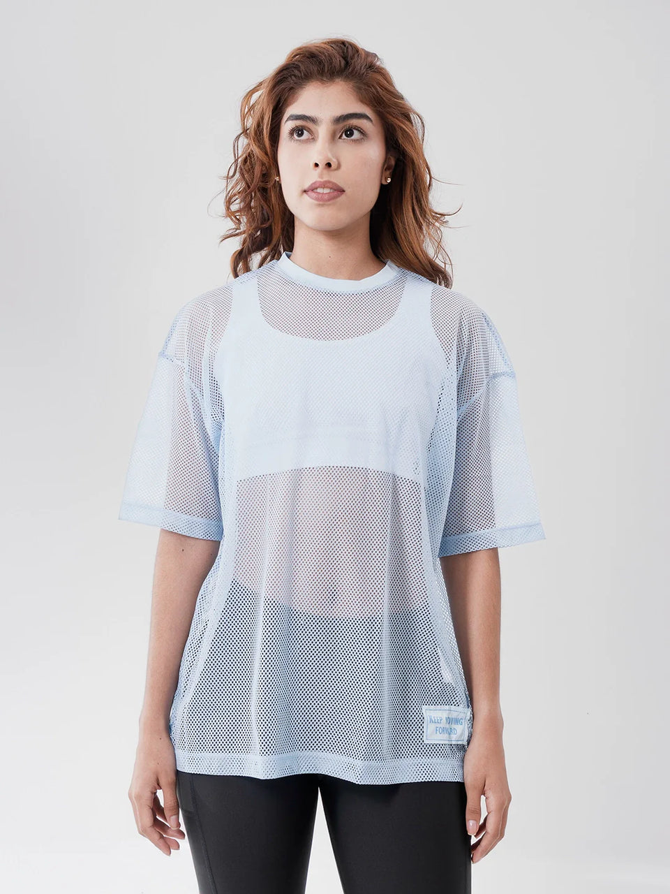 Camiseta Deportiva de Mujer Airflow - Azul Celeste