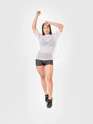 Camiseta Deportiva de Mujer Airflow - Blanco