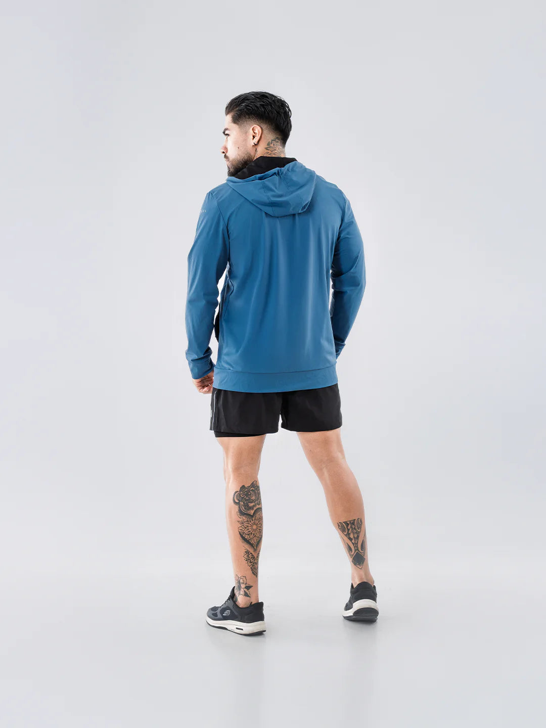 Chaqueta deportiva TENFIT Velox hortensia oscuro - vista posterior