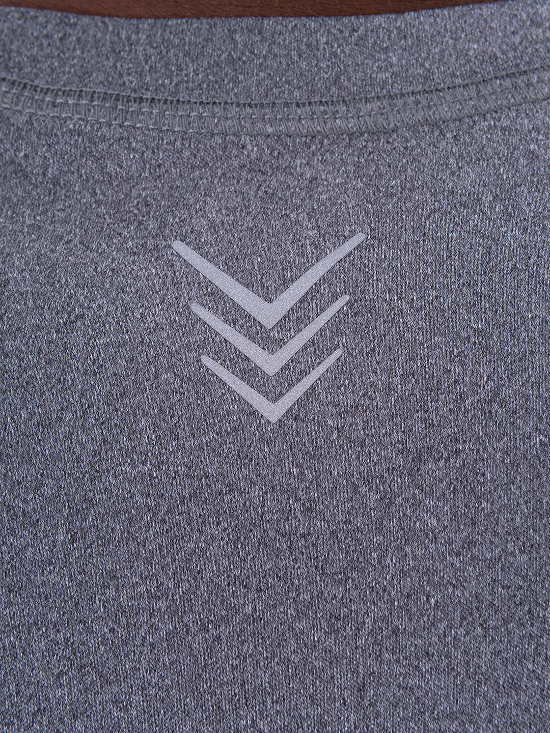 Camiseta gris jaspe secado rapido hombre — TENFIT Astro