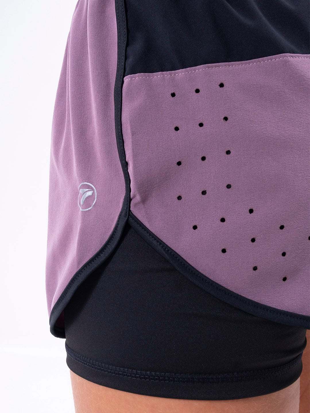 Tejido metalizado short deportivo mujer Colombia TENFIT