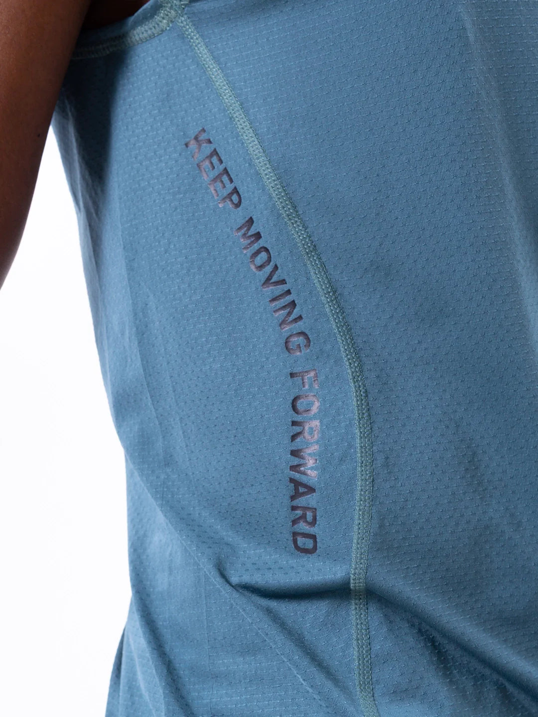 Camisilla verde transpirable secado rápido hombre gym - TENFIT