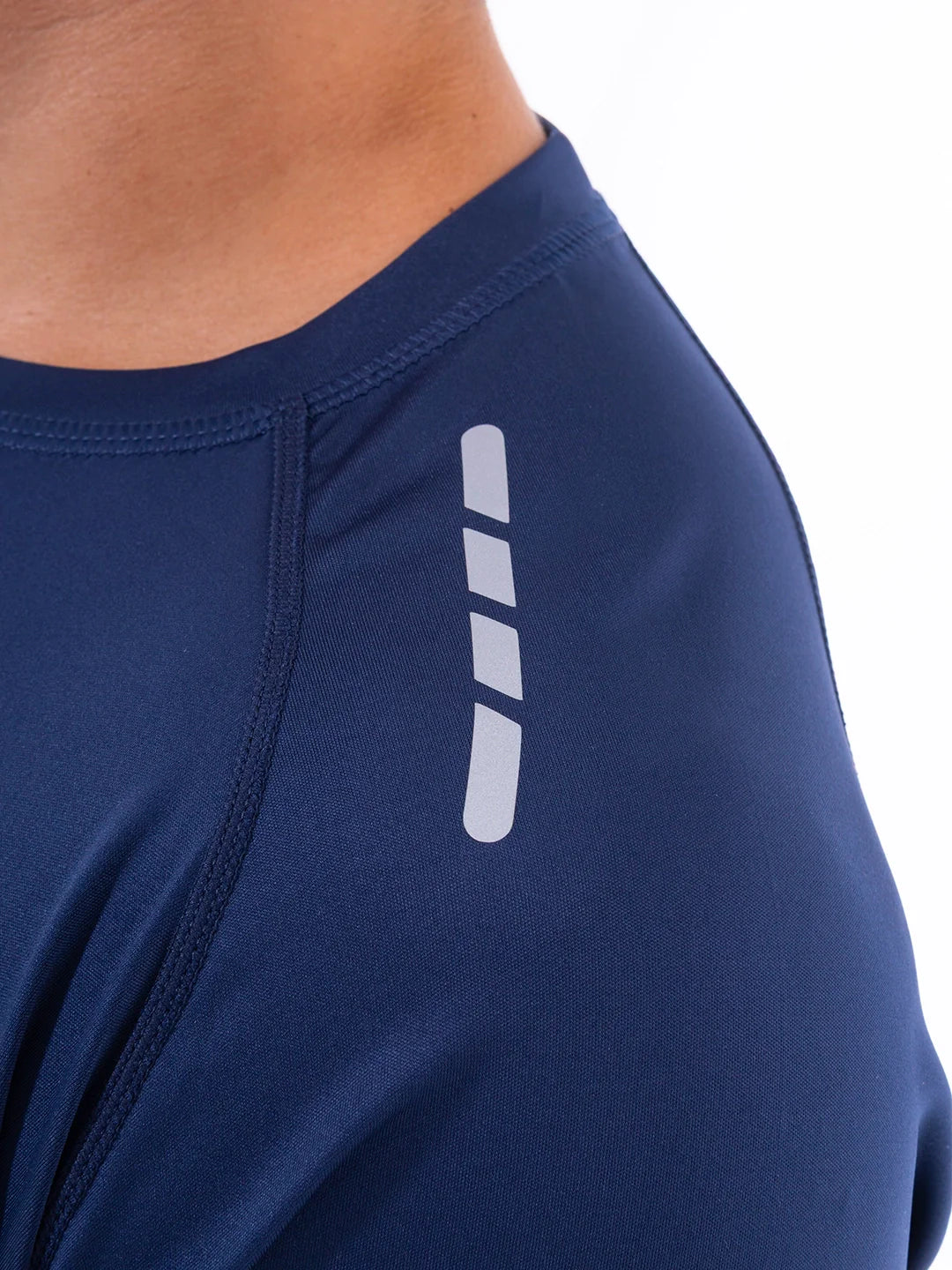 Buzo deportivo azul hombre corte regular TENFIT - lateral