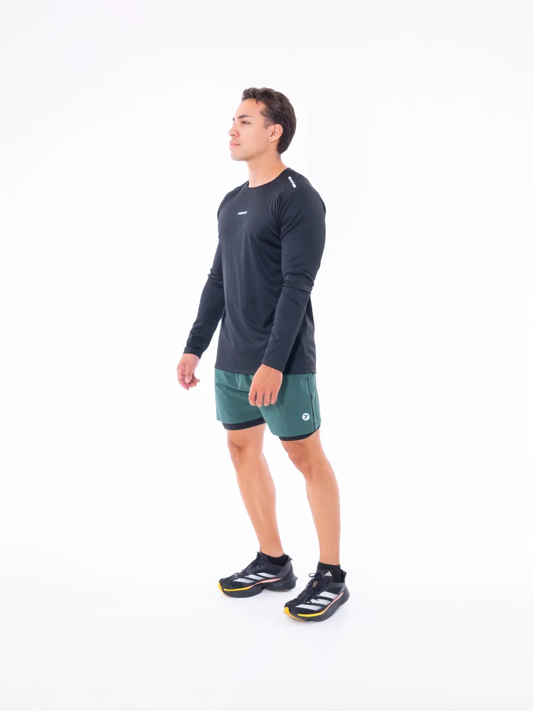 Buzo Regular Fit Negro Hombre TENFIT - frente
