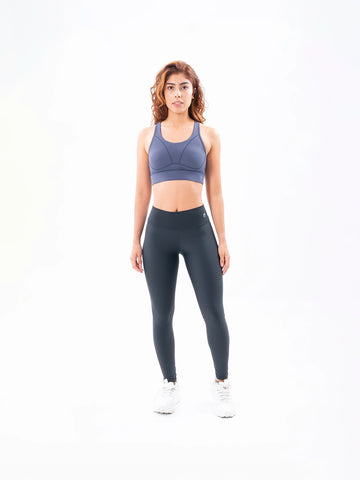 Top Soul Gris Oscuro deportivo mujer - gym entrenamiento TENFIT