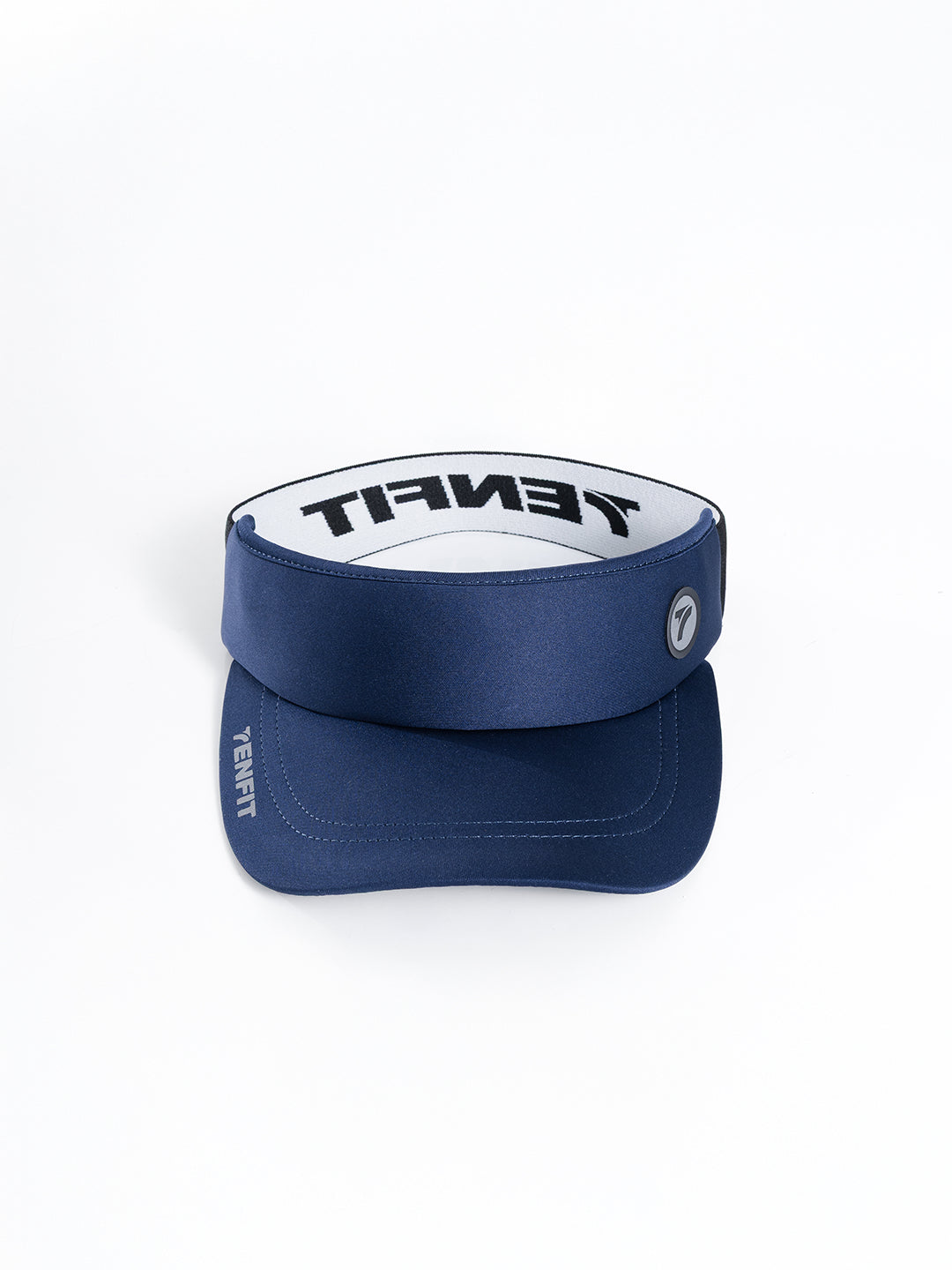 Visera deportiva azul turquí AYRA frente running TENFIT