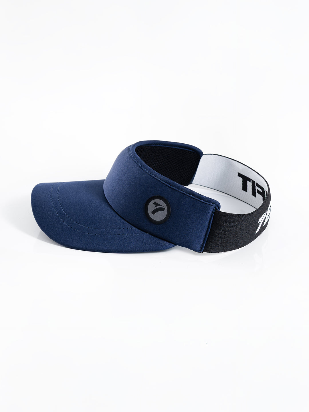 Visera deportiva azul turquí AYRA frente running TENFIT