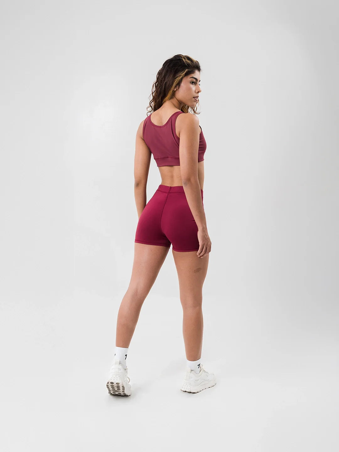Short Deportivo de Mujer Extra Corto Comfort - Vinotinto