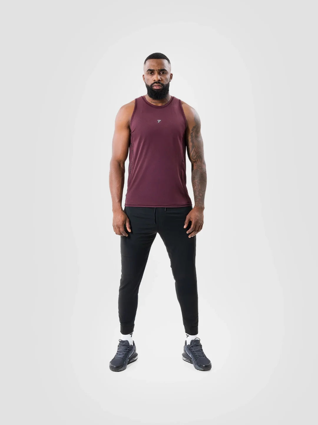 Sudadera Racer Negro Gym Hombre Manga Larga — TENFIT