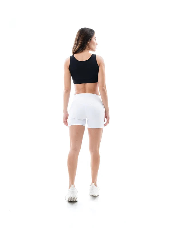 Short Deportivo De Mujer Vibrant - Blanco