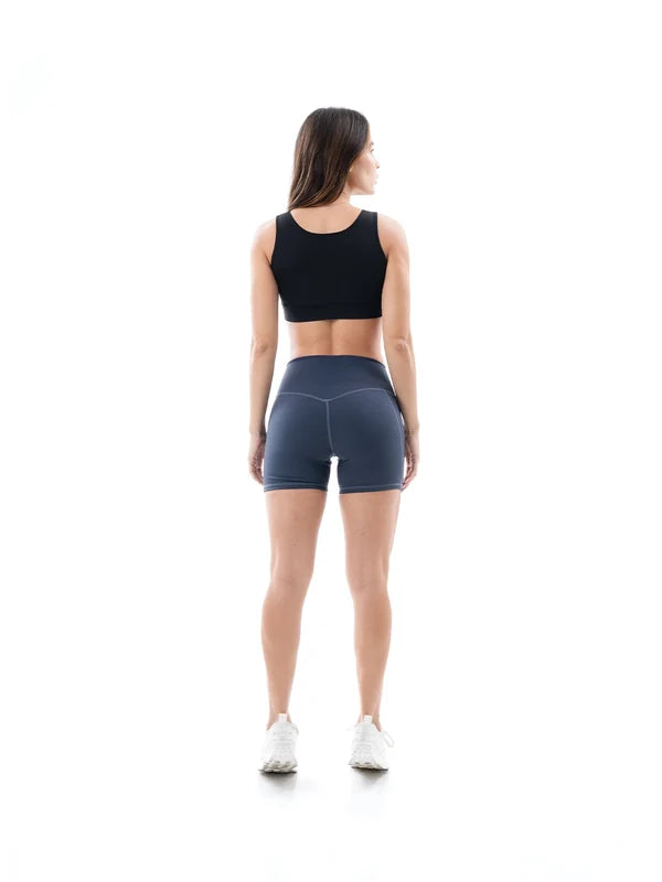 Short Deportivo De Mujer Vibrant- Gris Oscuro