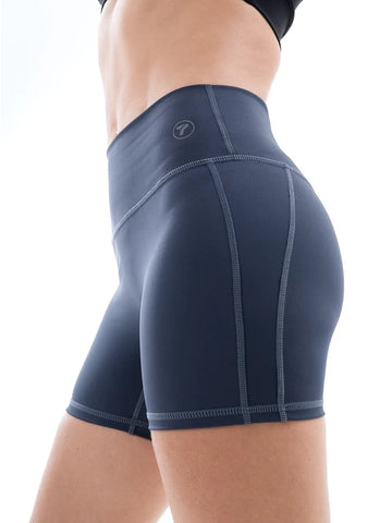 Short Deportivo De Mujer Vibrant- Gris Oscuro