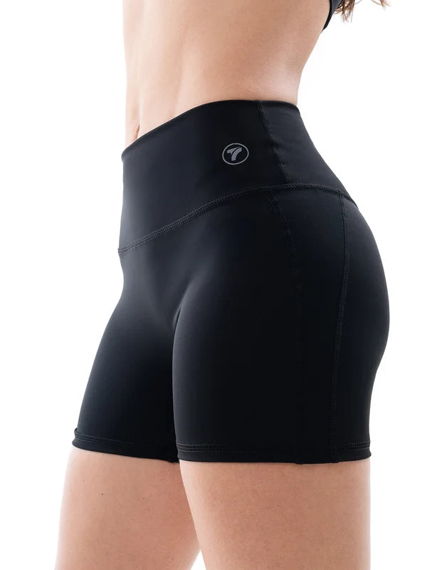 Short Deportivo De Mujer Vibrant- Negro
