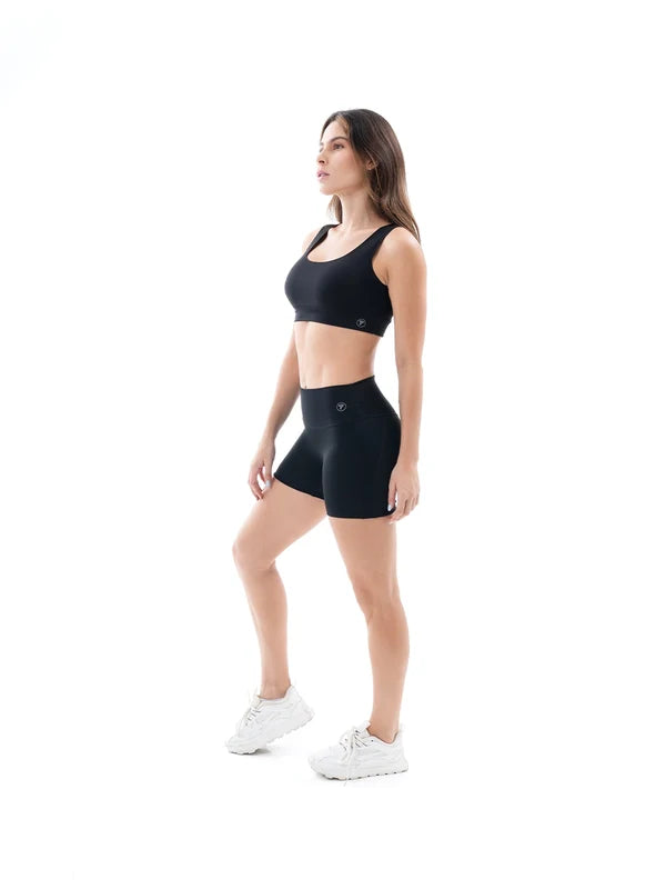 Short Deportivo De Mujer Vibrant- Negro