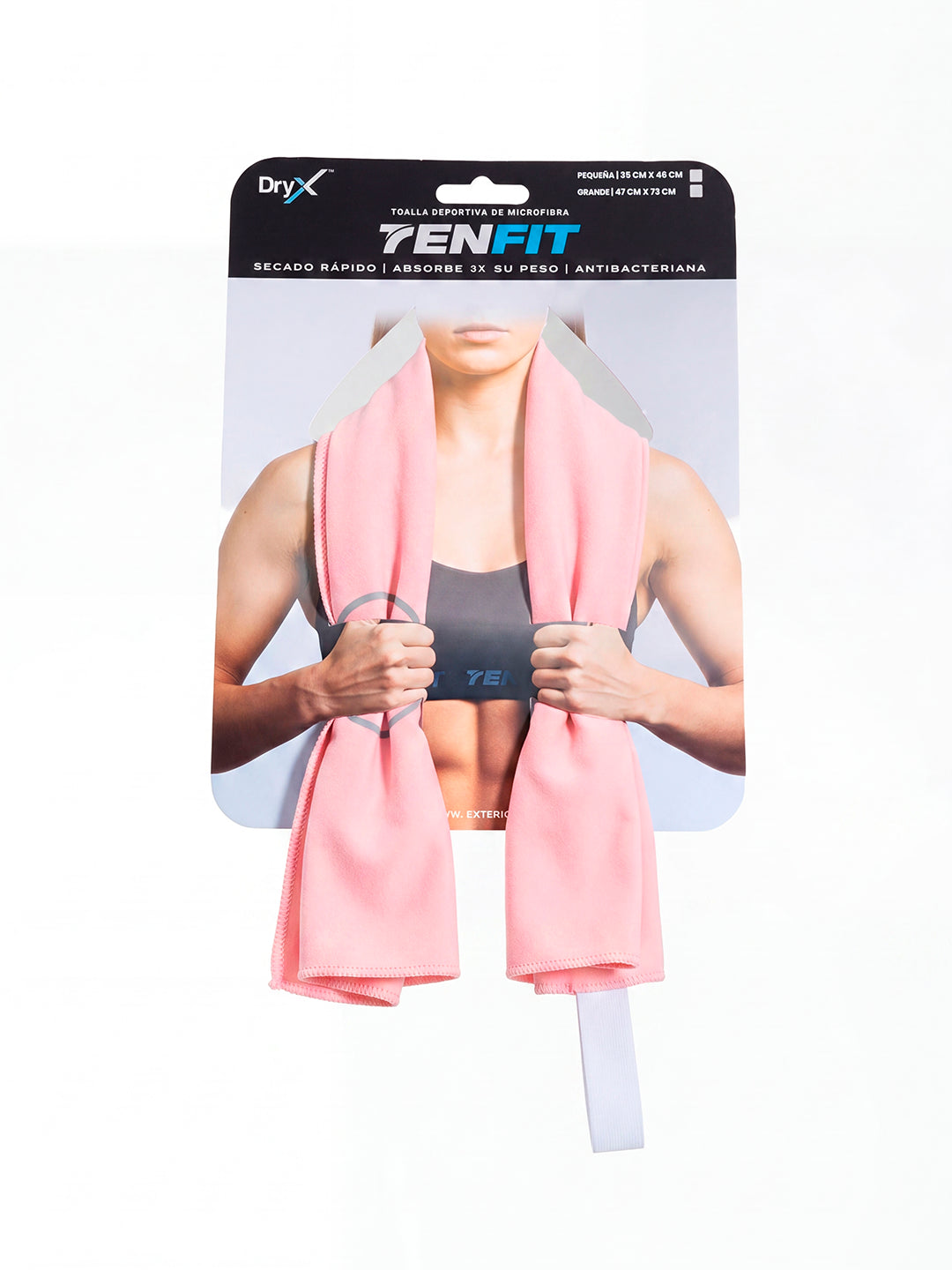 Toalla Deportiva en Microfibra - Pequeña -Rosado