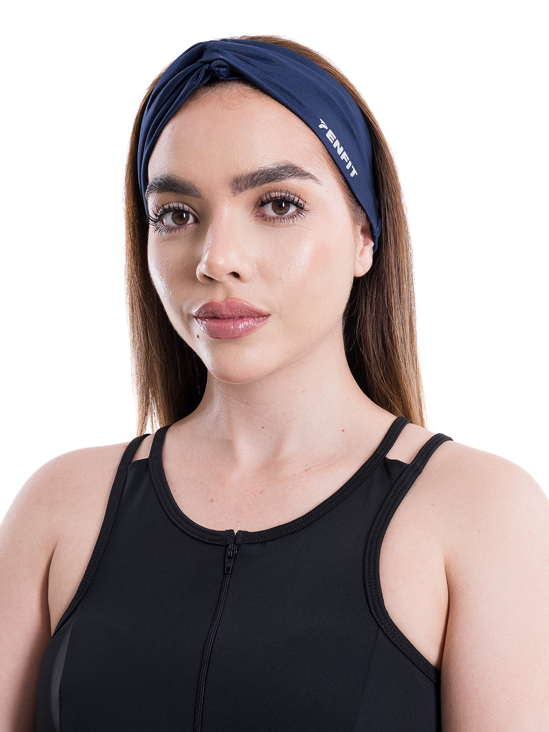 Banda deportiva azul turquí mujer Flexband TENFIT resorte gym