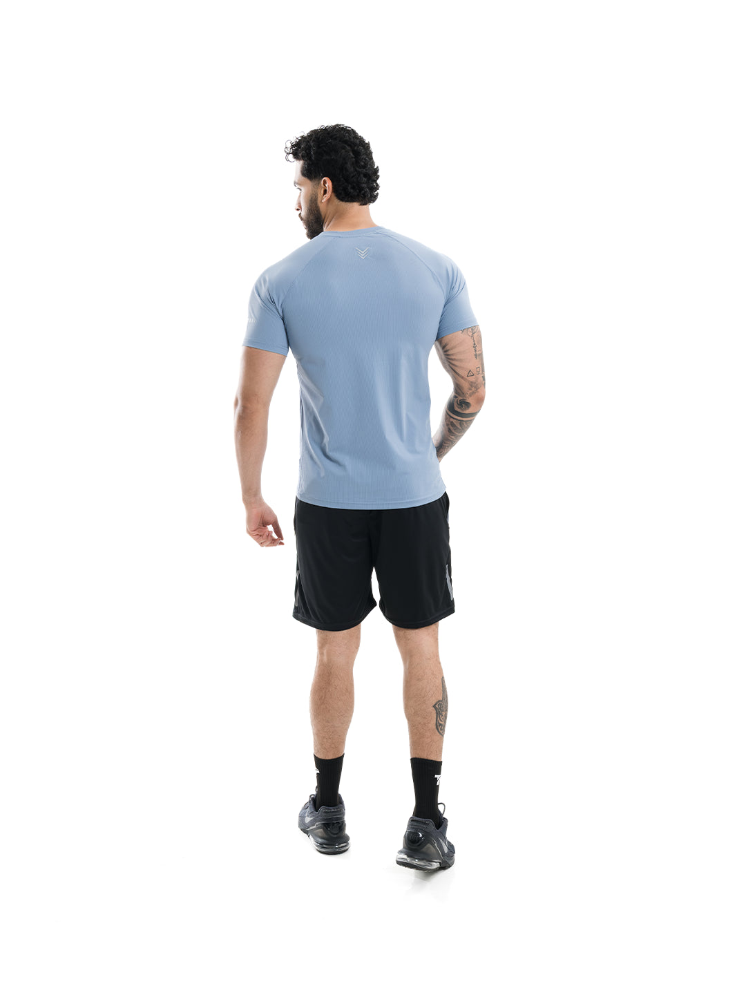 Camiseta hortensia hombre TENFIT - vista trasera secado rápido