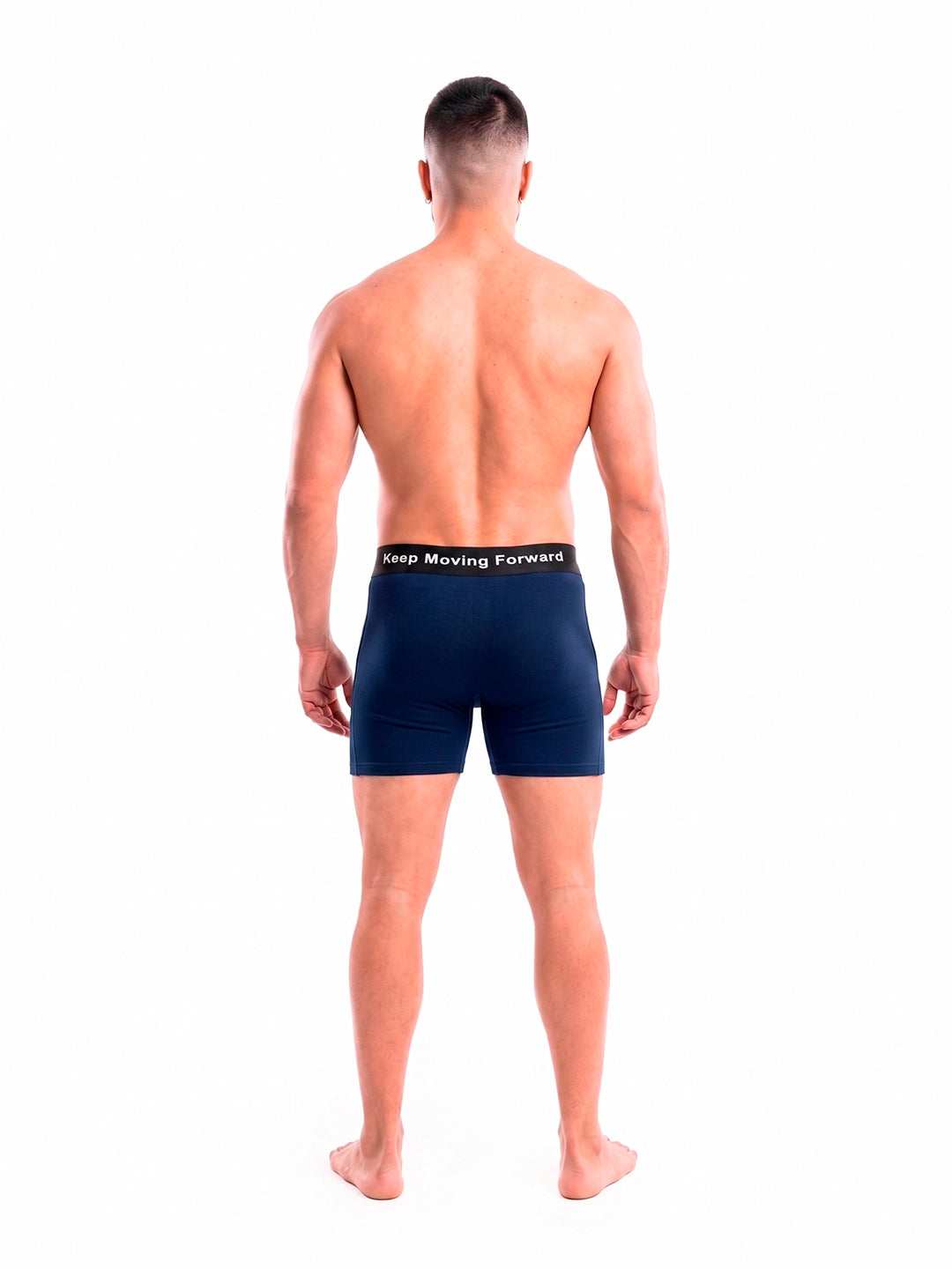 Boxer deportivo azul turquí hombre Daily TENFIT vista frontal