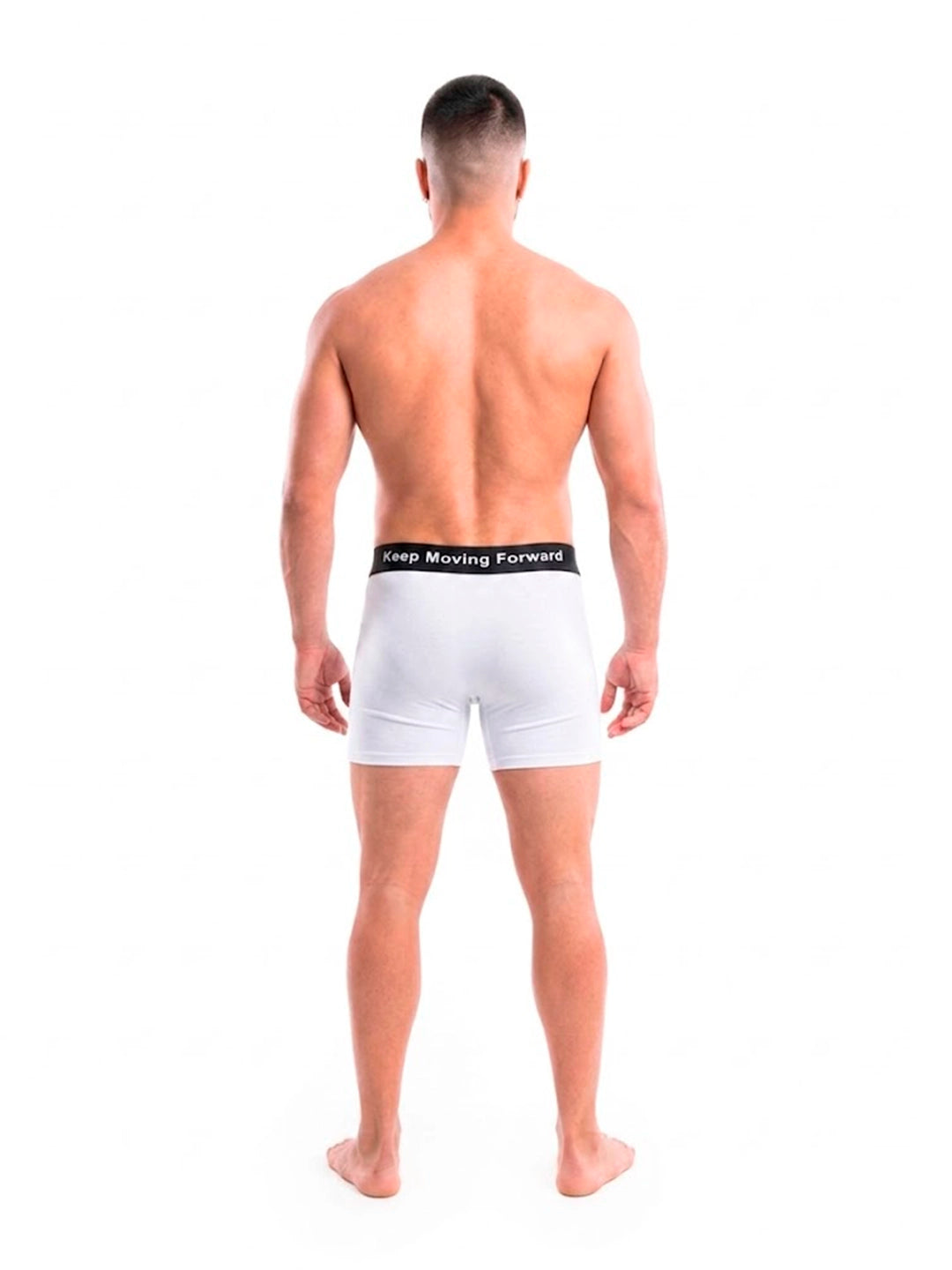 Boxer deportivo blanco hombre Daily TENFIT vista frontal
