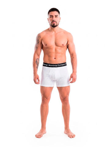Boxer deportivo blanco hombre Daily TENFIT vista frontal